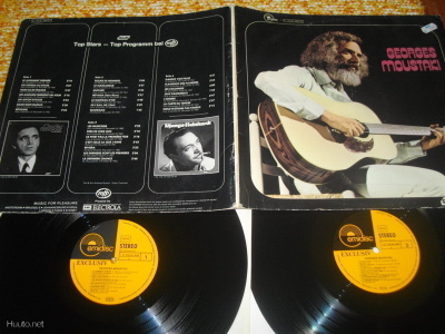 GEORGES MOUSTAKI - 2x LP 60`s chanson,folk,pop EX