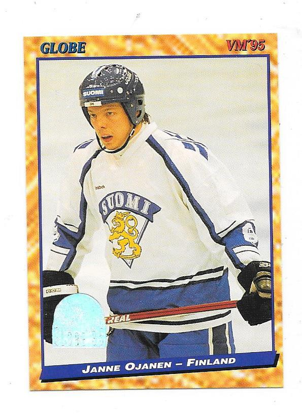 1995 Globe #136 Janne Ojanen  Suomi  Tappara