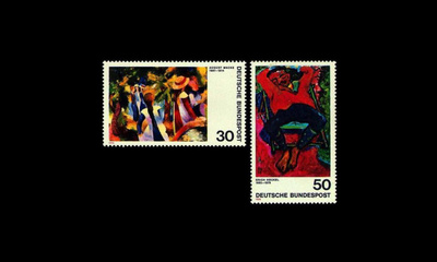 Saksa 816-7 ** Saksalainen ekspressionismi (1974)