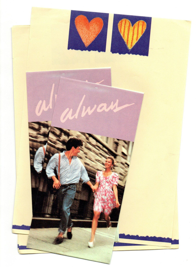 °°SYDÄMET...ALWAYS°° -KIRJEPAPERIT & KUORET SETTI /(Nro 22)