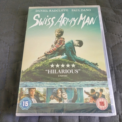Swiss Army Man DVD **muoveissa**