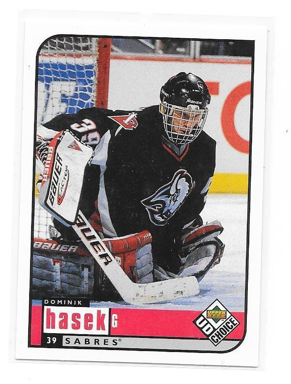 1998-99 UD Choice #23 Dominik Hasek Buffalo Sabres MV