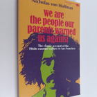 Nicholas Von Hoffman : We are the People Our Parents Warn... - pikkukuva 1