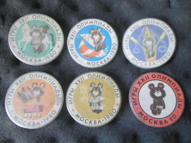 CCCP: kuusi Misha-pinssiä - Moskovan Olympialaiset 1980