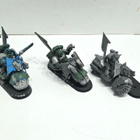 WH40K - 3kpl Space Marines Ravenwing Bikes [K127] - pikkukuva 1