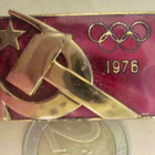 VANHA Virallinen Osanottajamerkki CCCP Joukkue Olympia 1976 - pikkukuva 1