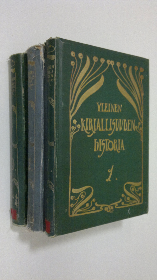 Otto Manninen : Yleinen kirjallisuuden historia 1-3 : kuv...