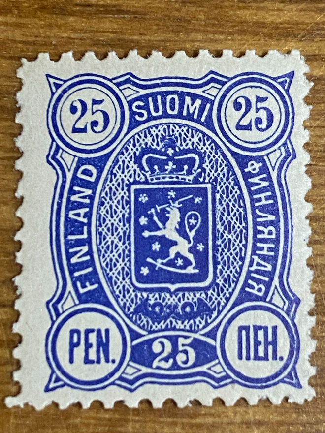 VAAKUNAMERKKI 1889 25 PENNIÄ L31A**