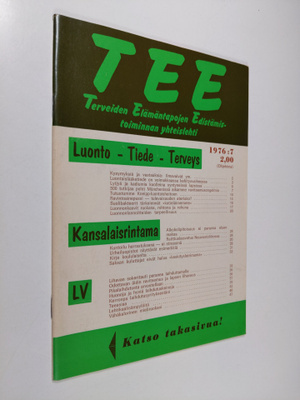 Toivo Rautavaara : TEE 7/1976 - Terveiden elämäntapojen ...