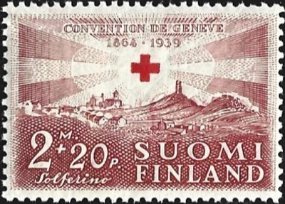 1939 Punainen Risti 2 mk + 20 p  ** LaPe 219