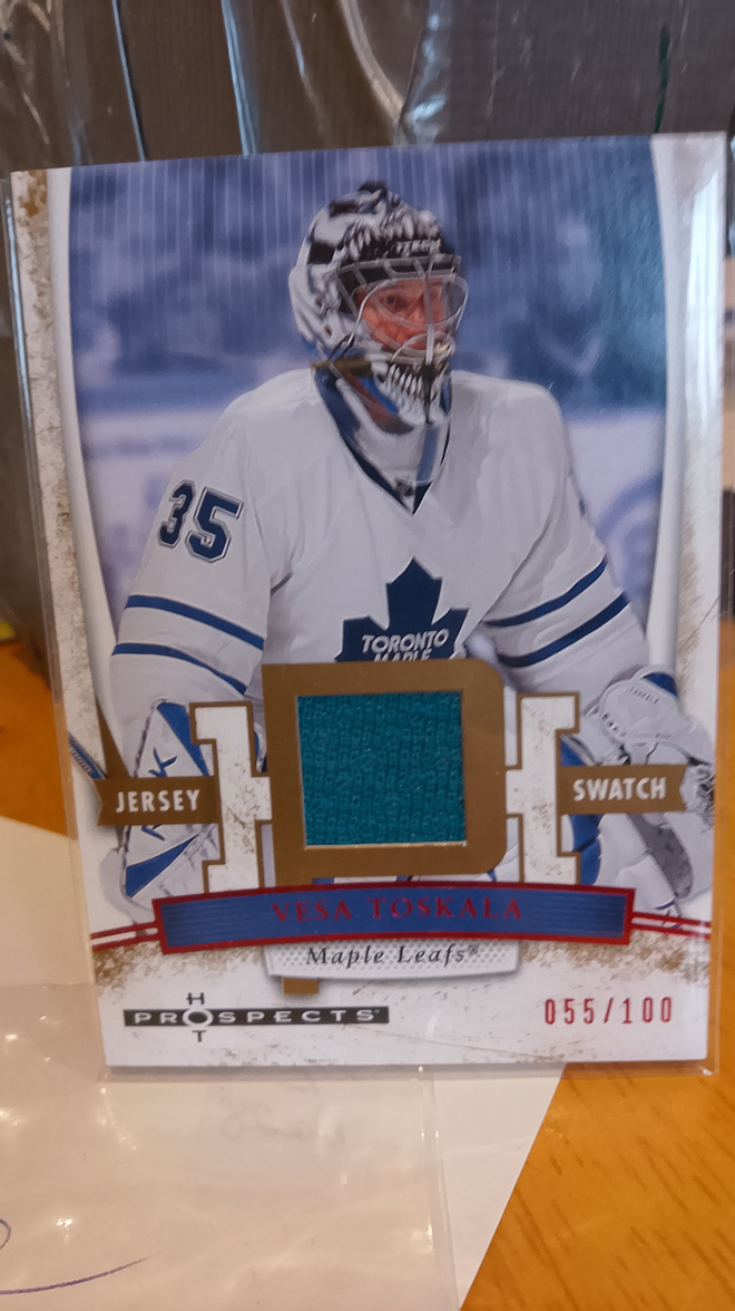 Prospects Swatch patch toskala!055/100!