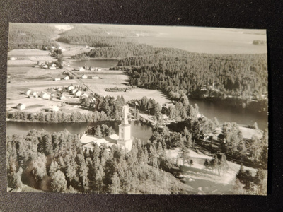 VANHA Postikortti Sotkamo 1964 Alkup.Mallikappale