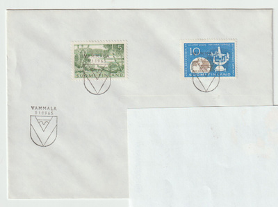 Postileima: VAMMALA kaupungiksi 1.1.1965