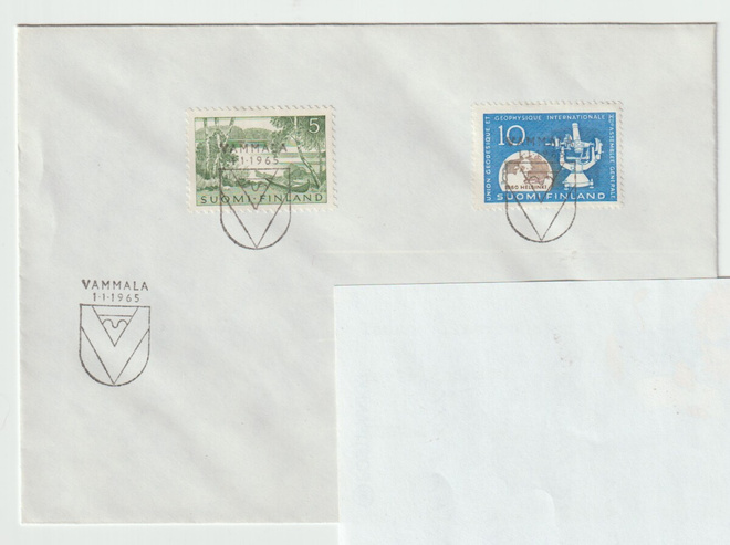 Postileima: VAMMALA kaupungiksi 1.1.1965