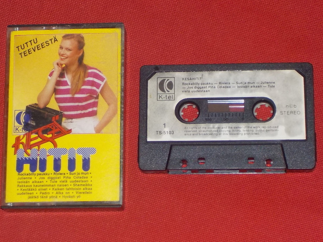 C-kasetti - KESÄHITIT kokoelma - 1980 pop rock EX