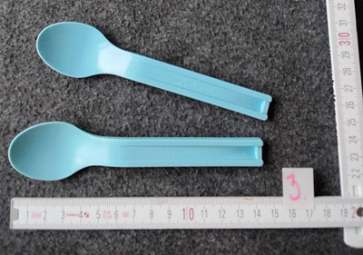 Tupperware 2 kpl Kesäpäivälusikka vaaleansininen