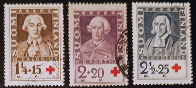 1935 Punainen Risti - leimattu sarja
