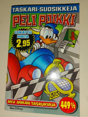 Aku Ankan taskukirja 449 1/2 Peli poikki