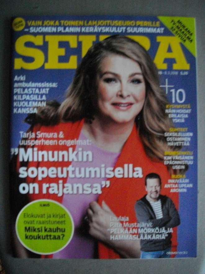 Seura lehti Nro 10/2018 (24.1)