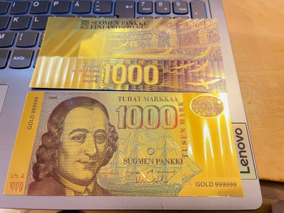 Juhlaseteli 1000 markkaa 1kpl