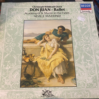 Gluck: Don Juan LP Neville Marriner