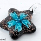 1344 .. Murano Lampwork Art Glass Taidelasi .. Kaulakoru - pikkukuva 5