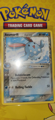 Azumarill #19 Pokemon EX Delta Species RARE card