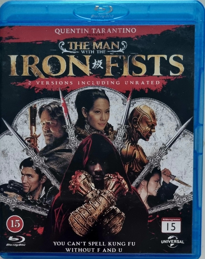 THE MAN WITH THE IRON FISTS BLU-RAY