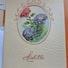 kukkia äidille, aukkokortti, taittokortti, kulkenut 1947 - pikkukuva 1