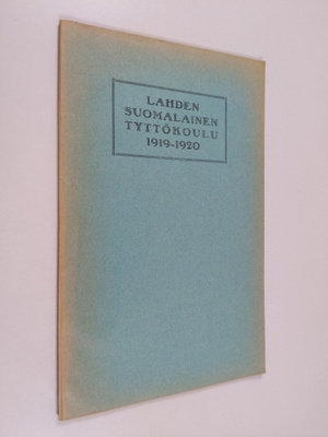 Lahden suomalainen tyttökoulu 1919-1920