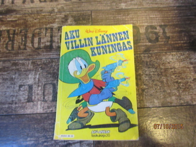 Aku Ankan taskukirja 20 - Aku villin lännen kuningas 3.p