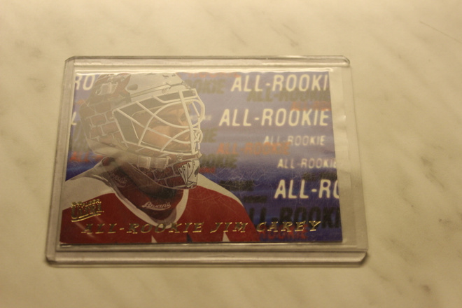 1995-96 Ultra All-Rookie Jim Carey #1of10