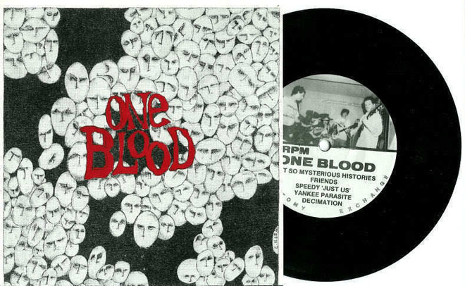 ONE BLOOD - Untitled 7" EP (Kanada HC punk)