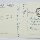 VANHA Postikortti CCCP Panssarivaunut Moskova 1968 Suomeen - pikkukuva 2