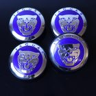 Jaguar vannekeskiöt – Kromi-sininen – 59mm (4kpl sarja) - pikkukuva 3