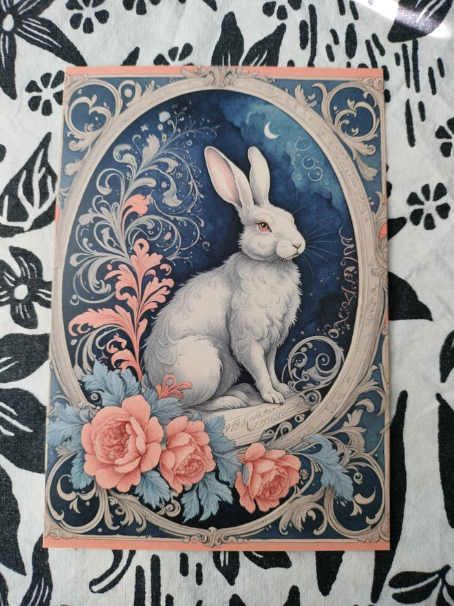 ~Vintage tyylinen kortti~ pupu