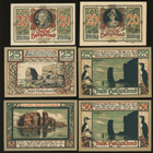 Saksa Notgeld 2x20, 2x25, 2x50 Pfg, Helgoland 1921 - pikkukuva 1