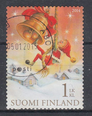 2014 Joulu pyöröleimattu