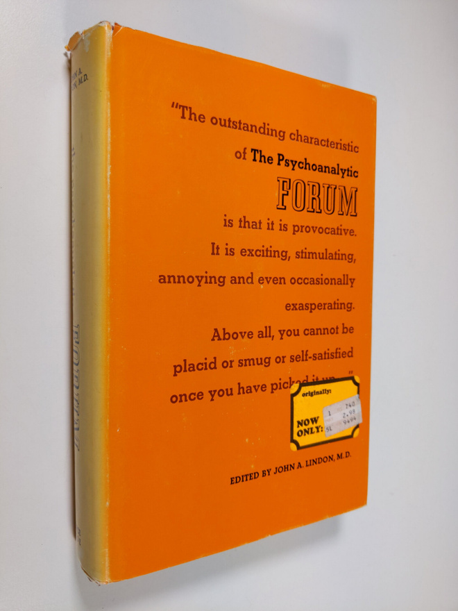 Alfred (ed.) Coodley : The Psychoanalytic Forum - vol. 3