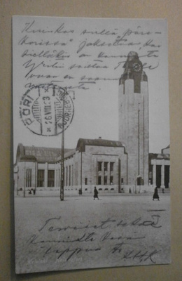 Helsinki, Rautatieaseman torni, mv valokuvapk, p. 1923