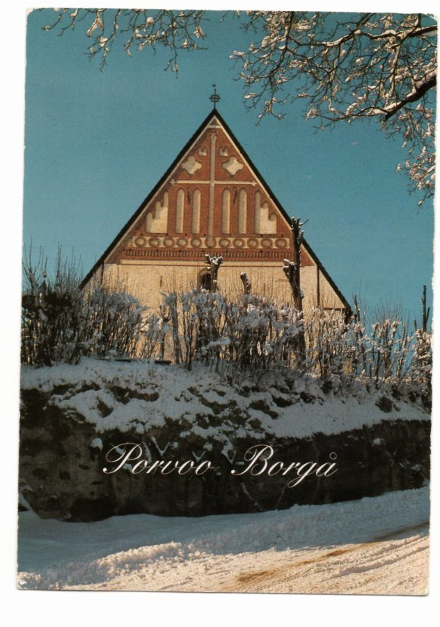 Porvoo: tuomiokirkko talvella