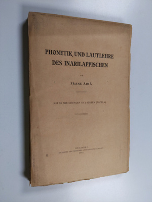 Frans Äimä : Phonetik und Lautlehre des Inarilappischen