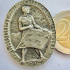 VANHA Merkki Sveitsiläinen 1929 Franz Wanger Sotilasaiheinen - pikkukuva 1