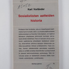 Karl Vorländer : Sosialististen aatteiden historia - pikkukuva 2