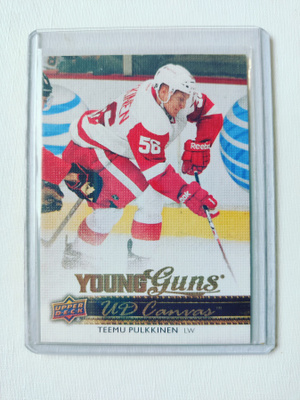 14-15 UD Young Guns Canvas - Teemu Pulkkinen