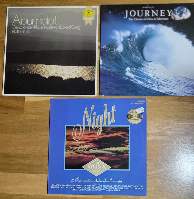 Albumblatt / Journey / Night vinyylilevyt kokoelma
