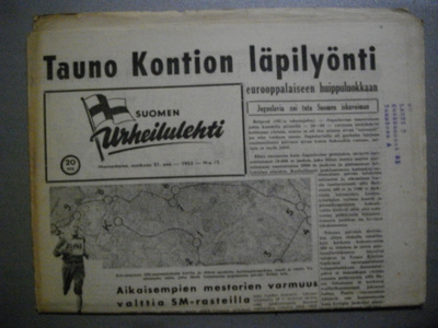 Suomen Urheilulehti Nro 75/1953 (12.3)