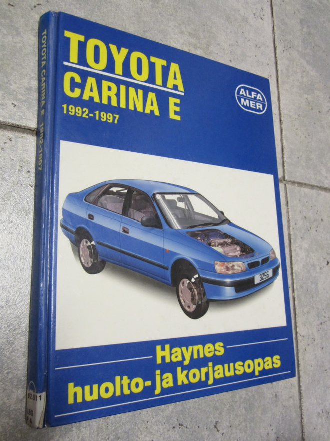 TOYOTA CARINA E 1992-1997 KORJAUSOPAS