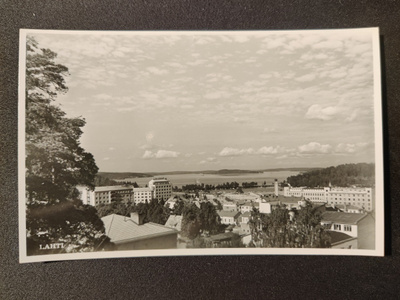 VANHA Postikortti Lahti 1950-l Alkup.Mallikappale