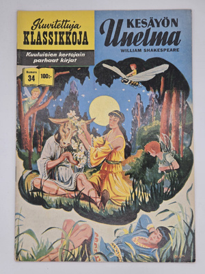 William Shakespeare - Kuvitettuja klassikkoja - Kesäyön